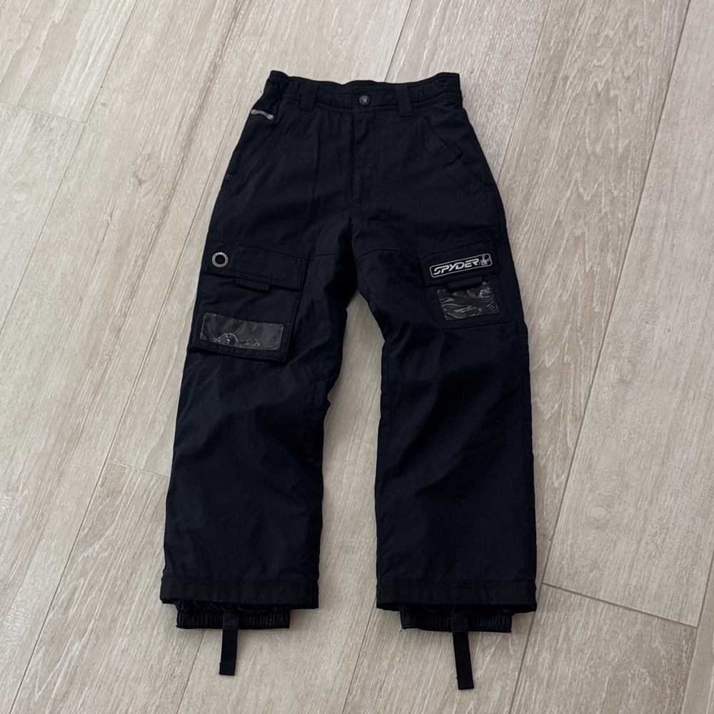 Spyder black ski pants unisex size 10